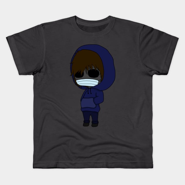 creepypasta eyeless jack chibi Kids T-Shirt by LillyTheChibi